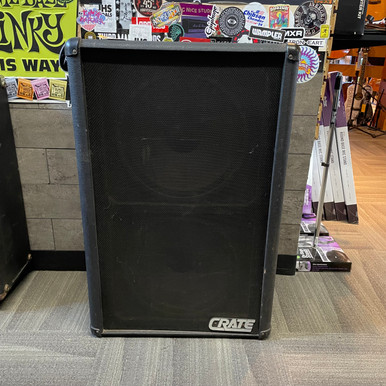 Used Crate BX-215E BASS CABINET 2 x 15 Bass Guitar Cabinet 2 x 15