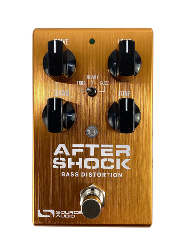 Used Source Audio AFTERSHOCK BASS DISTORTION Distortion Pedal