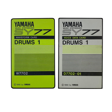 Used Yamaha TG/SY77 DRUMS 1 WAVEFORM VOICE DATA Vintage Compact