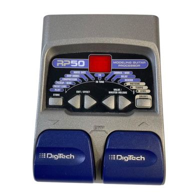 Used Digitech RP50 MODELING PROCESSOR Amp Modeling Pedal
