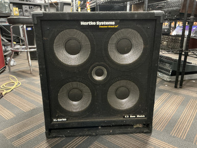 Used Hartke 4.5XL 4 x 10 Bass Guitar Cabinet 4 x 10