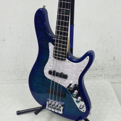 Used Carvin SB5000 J Type Bass Guitar Blue 4-String