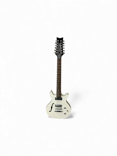 Used Daisy Rock RETRO-H 12ST Semi-Hollow Electric Guitar White 12