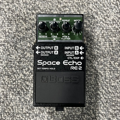 Used BOSS RE-2 SPACE ECHO Guitar Delay Pedal