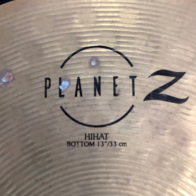 Used Zildjian PLANET Z 13 HI HATS BOTTOM Cymbal 13