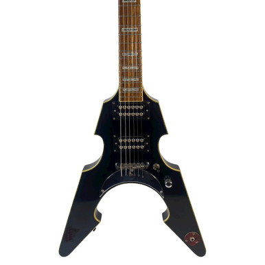 Used Jay Turser WARLORD Pointy Electric Guitar Black 6-String