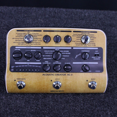 Used Zoom AC3 ACOUSTIC CREATOR MULTI FX PEDAL Multi-FX Pedal
