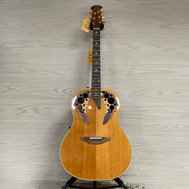 Used Ovation 1718 ELITE AS-IS Solid Top Acoustic Guitar Natural
