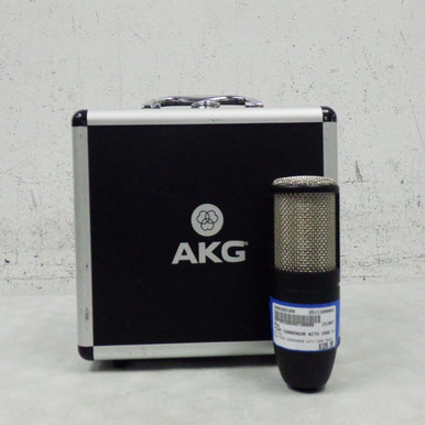 Used Akg P220 CONDENSOR WITH CASE MOUNT Condenser Microphone