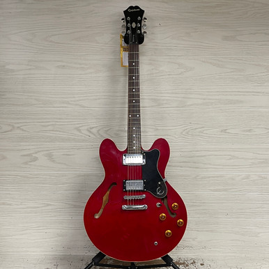 Used Epiphone DOT CH AS-IS Semi-Hollow Electric Guitar Red 6-String