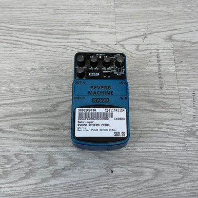 Used Behringer RV600 REVERB PEDAL Reverb Pedal