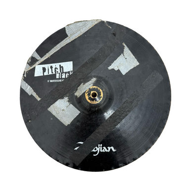 Used Zildjian 15-INCH PITCH BLACK MASTERSOUND HH TOP Hi Hat