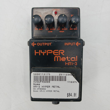 Used Boss HM-3 HYPER METAL Distortion Pedal