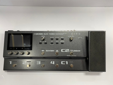 Used Boss GX-100 GUITAR EFFECTS PROCESSOR W/POWER Multi-FX Pedal
