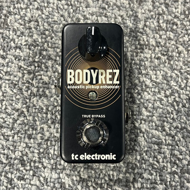 Used TC ELECTRONIC BODYREZ ACOUSTIC PICKUP ENHANCER Guitar Pedal