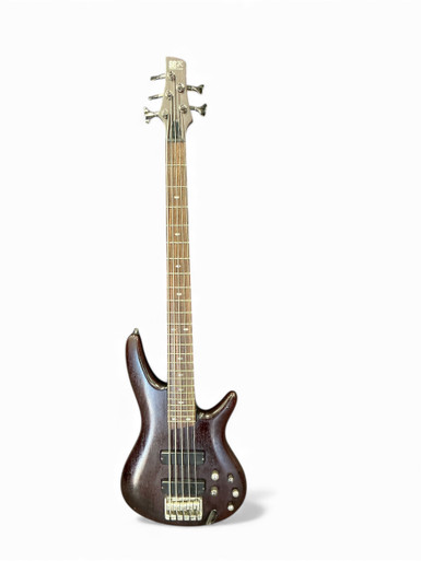 Used Ibanez SDGR SR505 BASS Modern Metal Bass Guitar Black 5-String