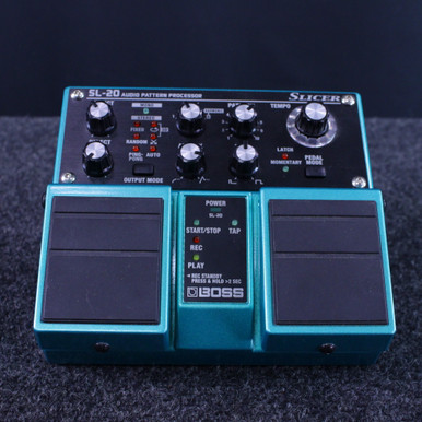 Used Boss SL-20 SLICER AUDIO PATTERN PROCESSOR Synthesizer Pedal