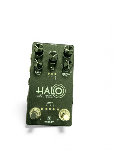 Used Keeley HALO ANDY TIMMONS DUAL ECHO Delay Pedal
