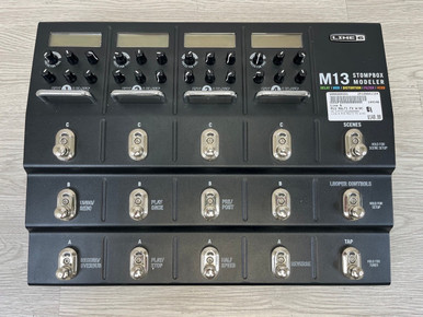 Used Line 6 M13 MULTI FX W/AC Floorboard Effect