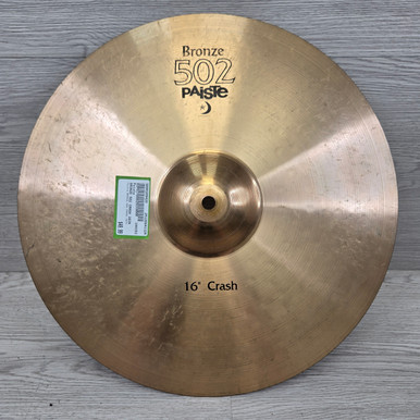 Used Paiste BRONZE 502 CRASH 16IN Crash Cymbal 16