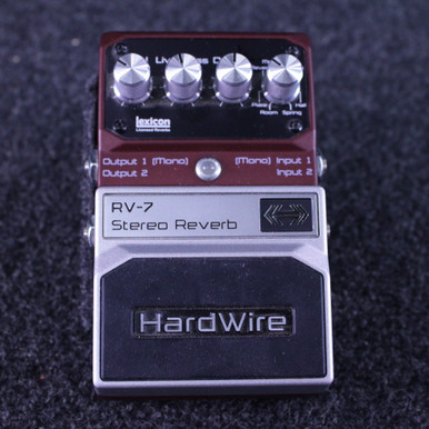Used Digitech HARDWIRE RV-7 STEREO REVERB PEDAL Reverb Pedal