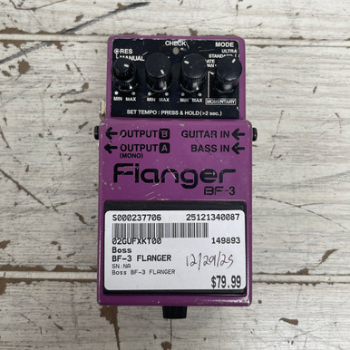 Used Boss BF-3 FLANGER Flanger Pedal