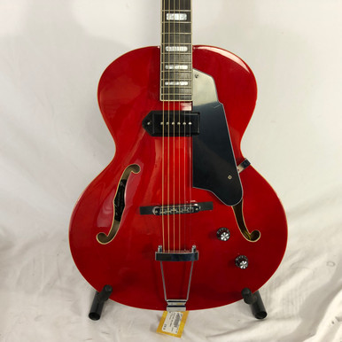 Used GROTE JAZZ HOLLOWBODY Semi-Hollow Electric Guitar Red 6-String