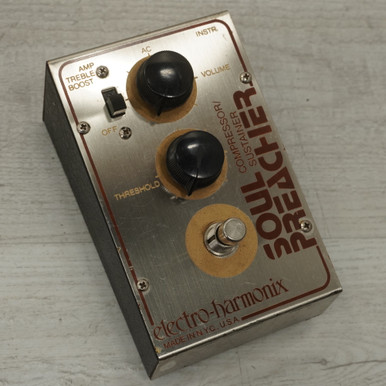 Used Electro Harmonix Soul Preacher 1970s Vintage Guitar Effects Pedal