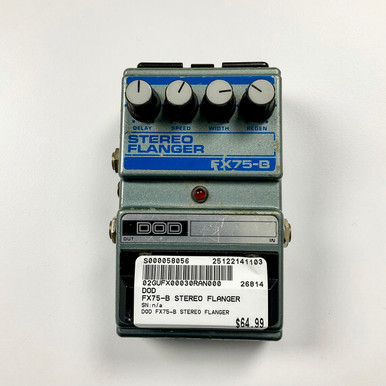 DOD FX75 Stereo Flanger ビンテージアナログフランジャー Vintage DOD FX75-B Stereo Flanger Guitar Effect Pedal USA | eBay