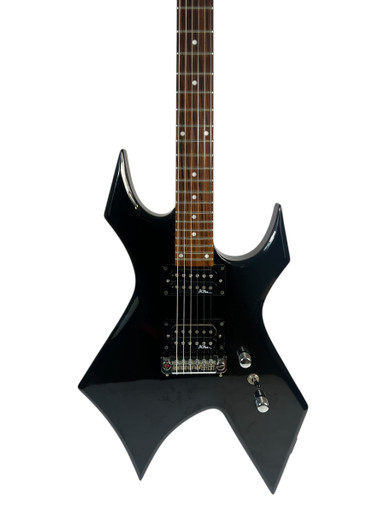 Used BC Rich BRONZE SERIES WARLOCK Pointy Electric Guitar Black 6