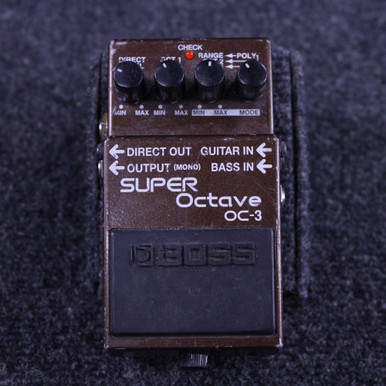 Used Boss OC-3 SUPER OCTAVE Pitch Pedal