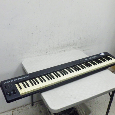 Used M-Audio KEYSTATION 88 CONTROLLER 88-Key Controller 88-key