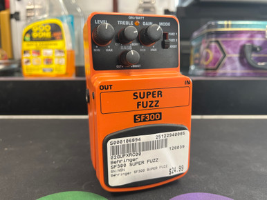 Used Behringer SF300 SUPER FUZZ Fuzz Pedal