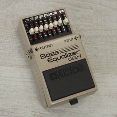Used Boss GEB-7 Bass Equalizer Eq Pedal