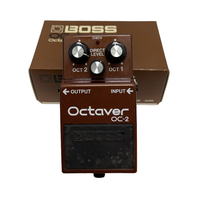 Used Boss OC-2 OCTAVER MIJ BLACK LABEL Octave Pedal