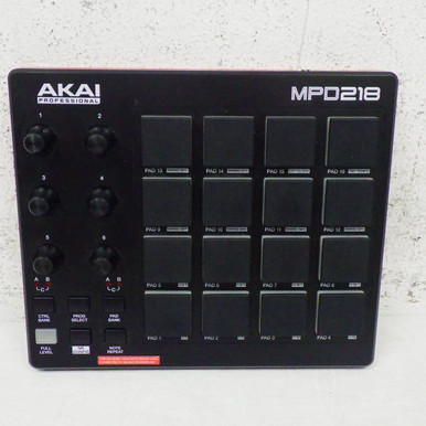 Used Akai MPD 218 Pad Controller Pad