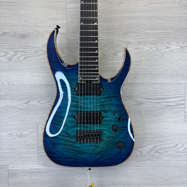 Used Jackson JUGGERNAUT HT7 Super S Electric Guitar Blue 7-String