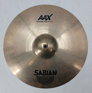 Used Sabian 16 IN AAX RECORDING CRASH Vintage Crash Cymbal 16