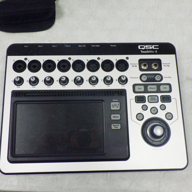 Used QSC TOUCHMIX 8 W/CASE Mixing Console