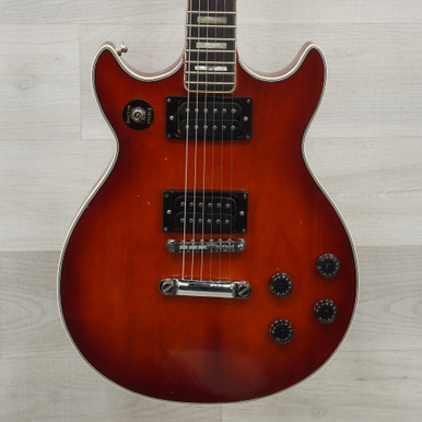 Used Hondo II HDDCS-2AB Double Cut Electric Guitar Red