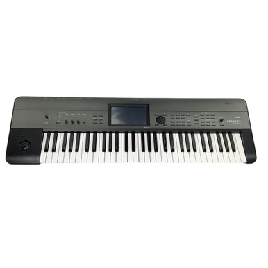 Korg 中古 61 KROME KORG Krome-61-BL and Case Soft with Synthesizer Keyboard Blue 鍵盤楽器