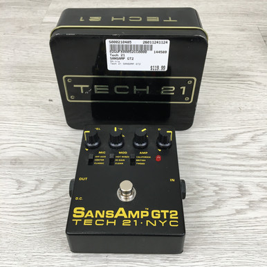 Used Tech 21 SANSAMP GT2 Amp Modeling Pedal