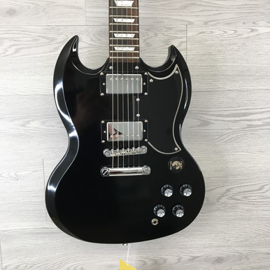 Used Epiphone G-400 SG 2006 EBONY SG Type Electric Guitar Black 6