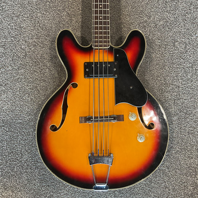 Used BRUNO CONQUERER HOLLOW BODY Bass Guitar