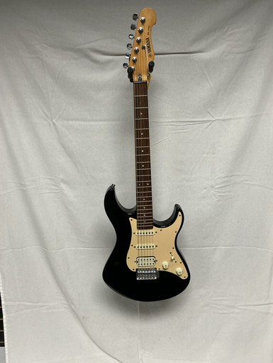 Used Yamaha EG112C S Type Electric Guitar Black 6-String