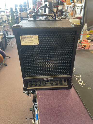 Used Roland CM-30 CUBE MONITOR Portable PA System Speaker