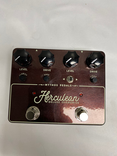 Used Mythos HERCULEAN DELUXE DOUBE OD Overdrive Pedal