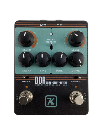 Used Keeley DDR DRIVE-DELAY-REVERB Overdrive Pedal