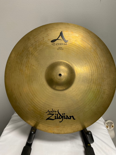 Used Zildjian 22 A CUSTOM RIDE Ride Cymbal 22