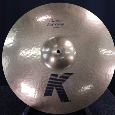 Used Zildjian 18 K CUSTOM FAST CRASH Crash Cymbal 18